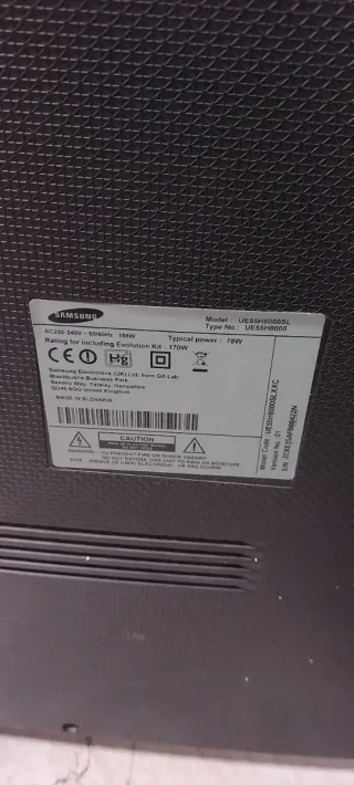 Samsung TV para piezas