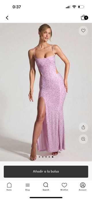 Vestido rosa Oh Polly para evento