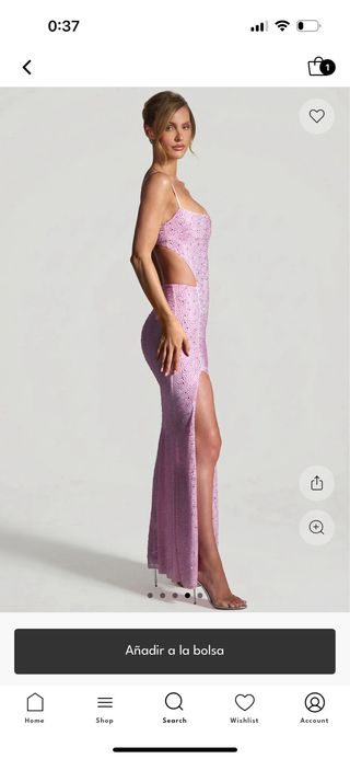 Vestido rosa Oh Polly para evento