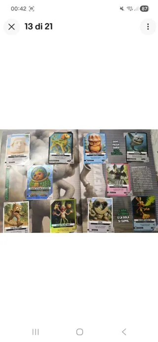 Album Completo Anomalía Galattica 150 Card Senza P