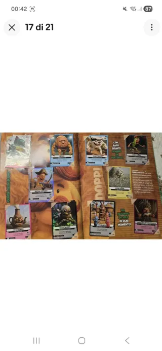 Album Completo Anomalía Galattica 150 Card Senza P