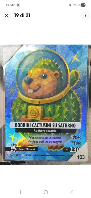 Album Completo Anomalía Galattica 150 Card Senza P