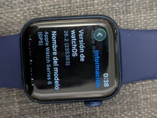 Apple Watch Series 6 GPS 40mm Azul Aluminio JUQ1RD