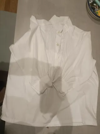 Camisa fallero blanca.Talla 6