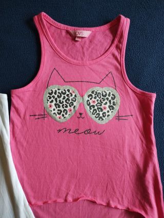 2 magliette bimba 5-6 anni OVS