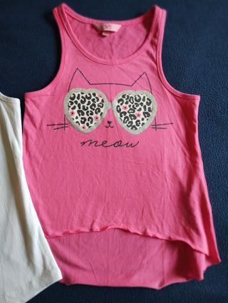 2 magliette bimba 5-6 anni OVS