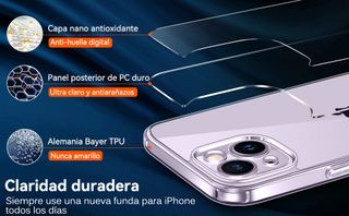 Funda iPhone 13/14 6.1 + 2 Cristales iVoler