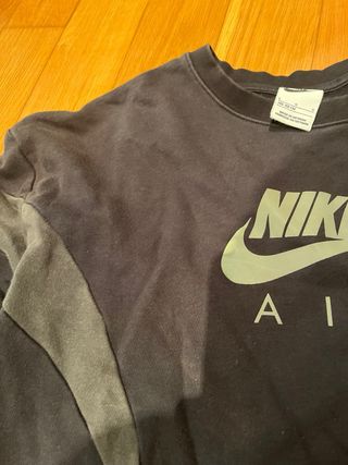 Sudadera Nike Air Negra y Gris