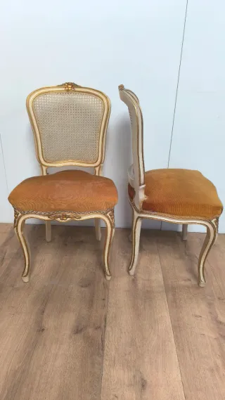 SILLAS ANTIGUAS ISABELINAS O LUIS XV