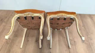 SILLAS ANTIGUAS ISABELINAS O LUIS XV