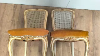 SILLAS ANTIGUAS ISABELINAS O LUIS XV