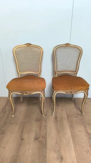 SILLAS ANTIGUAS ISABELINAS O LUIS XV