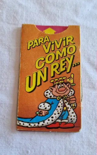 Cromo Bollycao mensajes Para vivir como un rey