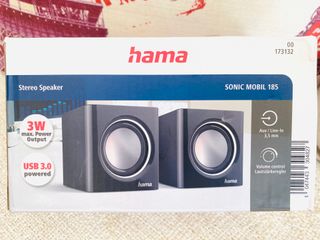 Altavoces Hama Sonic Mobil 185 USB + Jack 3.5mm