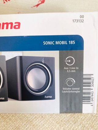 Altavoces Hama Sonic Mobil 185 USB + Jack 3.5mm