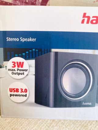 Altavoces Hama Sonic Mobil 185 USB + Jack 3.5mm