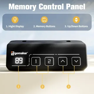 Escritorio Elevable Eléctrico 160x70