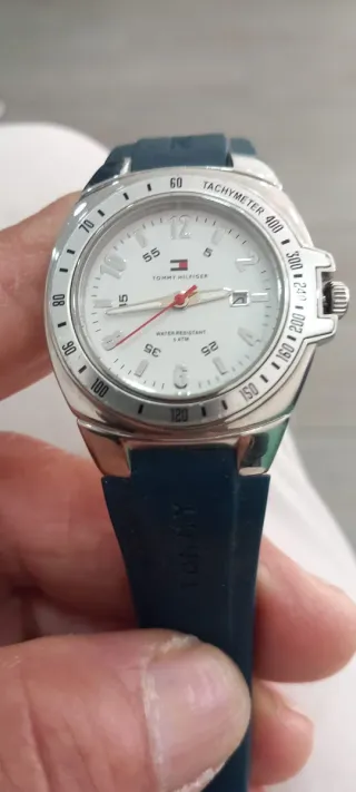 Reloj Tommy Hilfiger Azul y Blanco