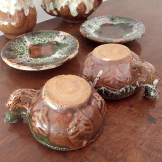 Set da tè vintage in ceramica