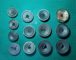 Lote altavoces vintage