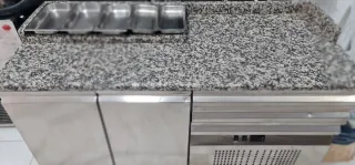 Mesa de preparación de acero inoxidable