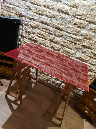 Escritorio Vintage HABITAT Cristal Rojo