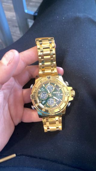 Reloj Epoctime Dorado y Verde