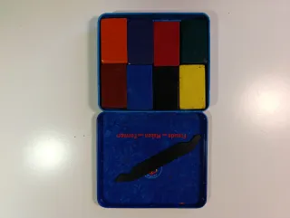 Caja de ceras Stockmar. 8 unidades+rascador