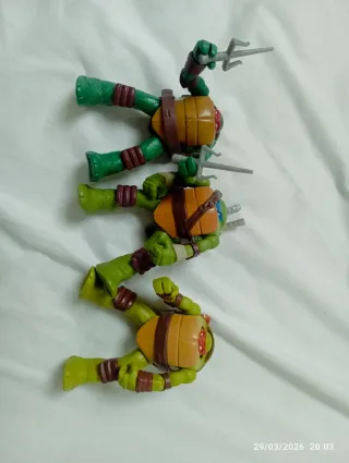 Figure Tartarughe Ninja 28cm (Set di 3)