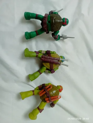 Figure Tartarughe Ninja 28cm (Set di 3)