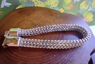 Pulsera Acero Trenzado Cierre Imán