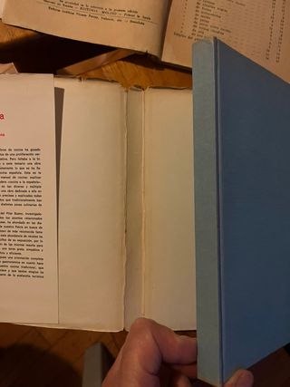 LOTE 3 OBRAS SOBRE COCINA ESPAÑOLA 1947 Y 1968