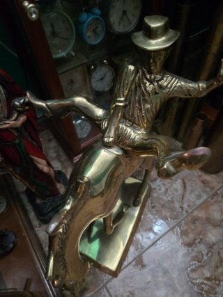Figura Bronce Jinete Rodeo Grande 11k OFERTONganga