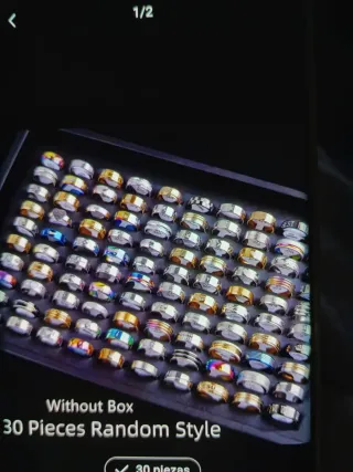 Anillos y Pendientes Ojo Turco Dorado