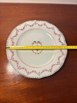 Plato porcelana Compañía Indias S. XVIII