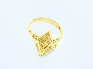 anillo oro 18k con circonita