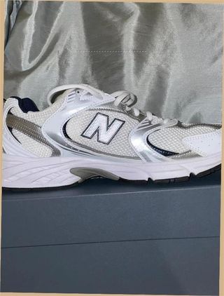 New Balance 530 Talla 39.5 Blanco Plata