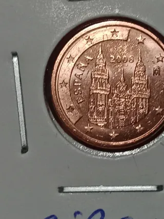 10 Monedas 1 Céntimo España 2008 SC
