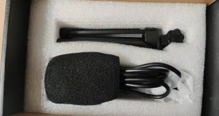 Micrófono USB con trípode y filtro