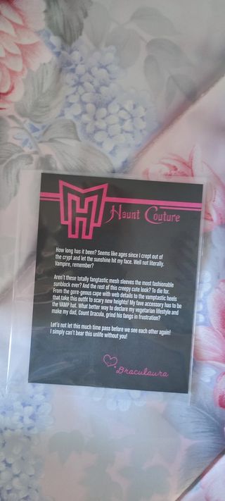 Monster High Draculaura Haunt Couture