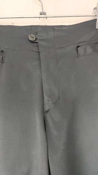Pantalón satén elástico mujer Blanco Talla S ó 36