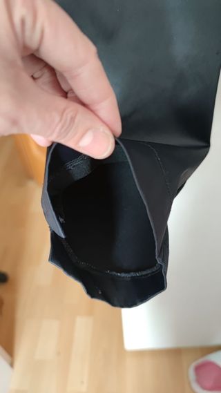 Pantalón satén elástico mujer Blanco Talla S ó 36