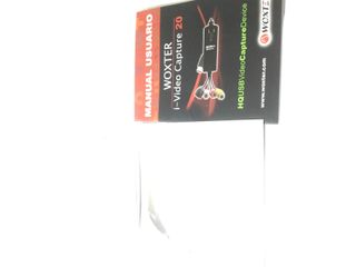 tarjeta capturadora woxter video capture 20