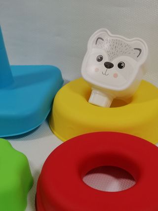 Juguete didáctico aros apilable de colores