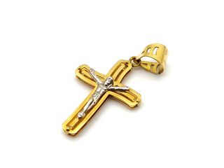 crucifijo oro 18k