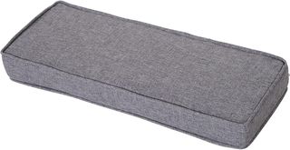 Set da Giardino Modulare in Rattan da 7 Pezzi, Set di Mobili con Tavolo e Divano Modulare con Cuscini, Grigio