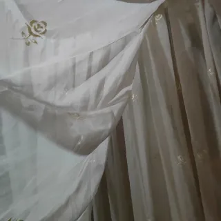 Cortinas grandes beige