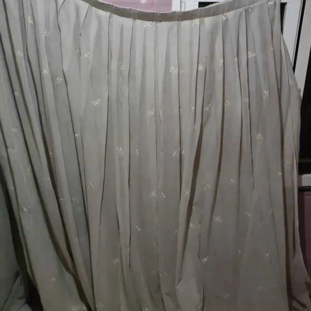 Cortinas grandes beige