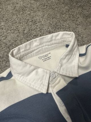 Jersey Rugby Rayas Azul y Blanco