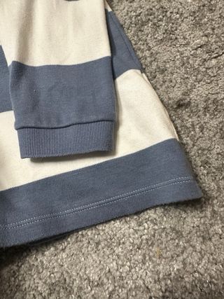 Jersey Rugby Rayas Azul y Blanco